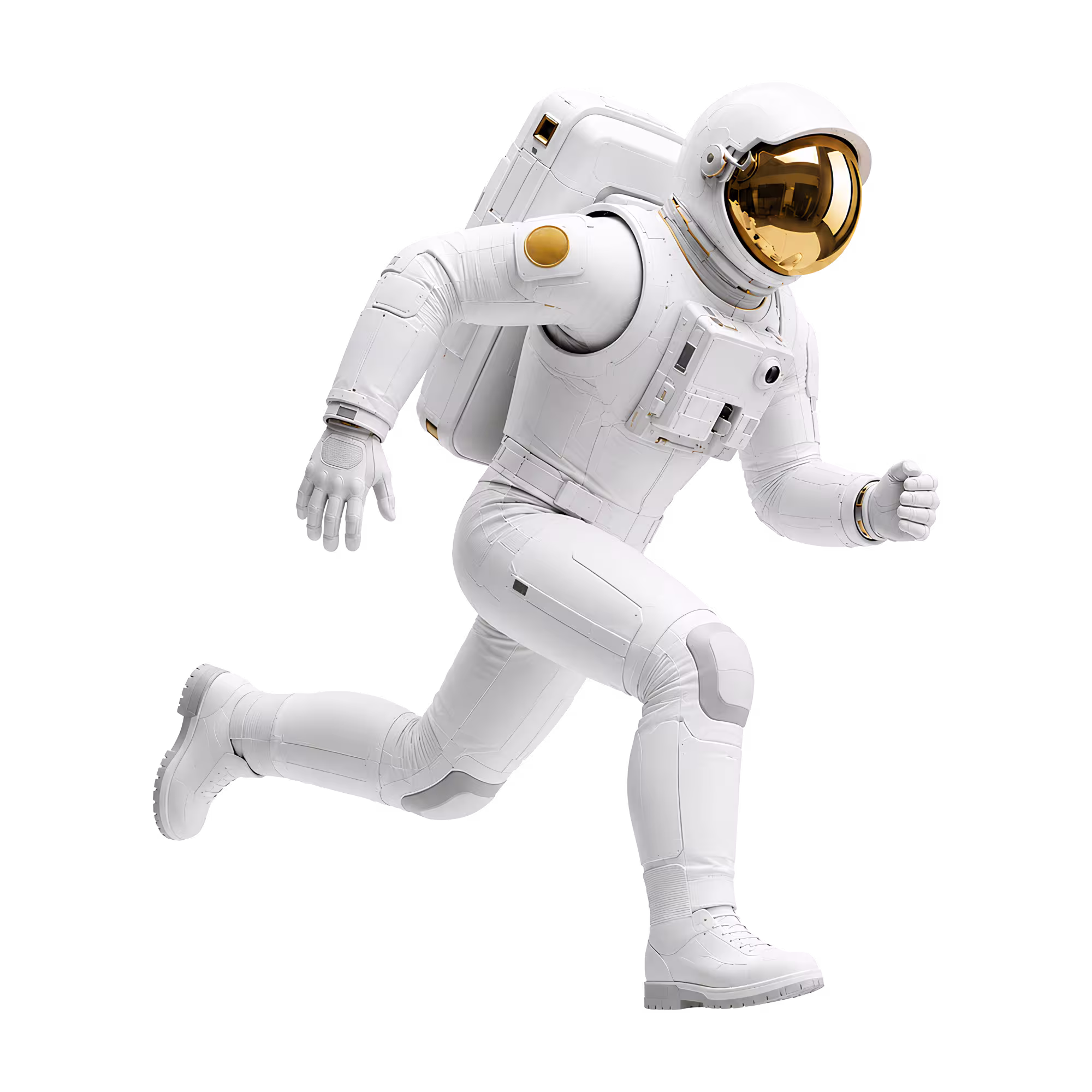 Astronaut floating above Earth